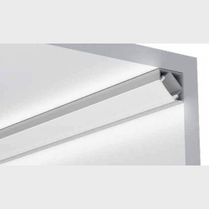 Alu-profile 45� incl cover, 2 meter x 19x19