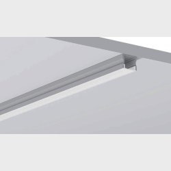 Alu-profile for 12mm tape, 2 meter x 17x15
