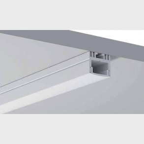 Alu-profile for 12mm tape, 2 meter x 17x15, heavy