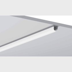 Alu-profile incl cover, 2 meter x 21x14