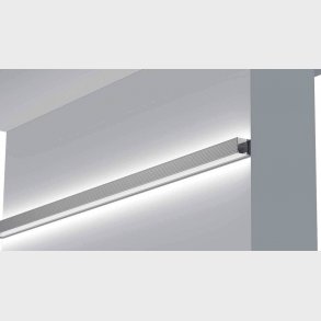 Alu-profile, dual up/down for 12mm tape, 2 meter x 31x28