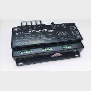 Driver 12CH, 5A/ch, DMX RDM 12-24V (60/120W ch) 16bit