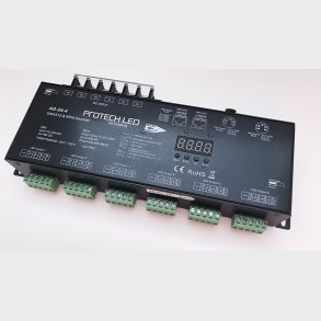 Driver 24CH, 4A/ch DMX/RDM 12-24v (48/96W ch) 16bit