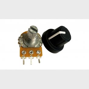 Potmeter w. knob for PWM Powersupply, 100k
