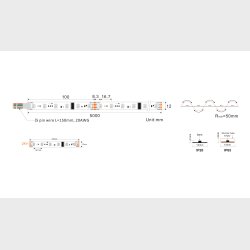 RGB 14,4w/m, 60Led/m, IP65