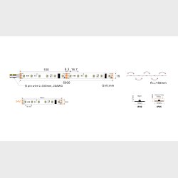 RGBW 2700k, 19,2w/m, 60Led/m, IP20, 5m