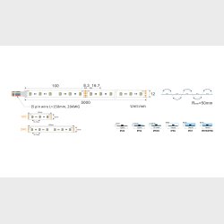 W 2700K, 14,4w/m, 60Led/m, IP65