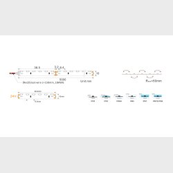 W 2700K 15,6w/m, 156 Led/m,  IP20
