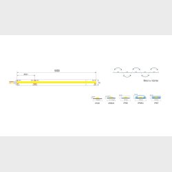 W 2400k, 6000k, 15w/m, 675Led/m, IP20, 180dg