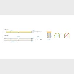 Neon Side, RGB, 10w/m, IP67, 24V, Pr.m.