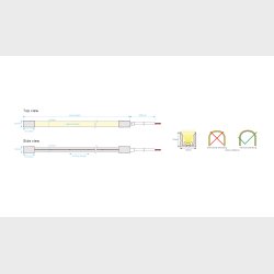 Neon Top, RGB, 15w/m, IP67, 24V, Pr.m.
