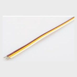 Kabel 3-leder brown/yellow/white, AWG#20