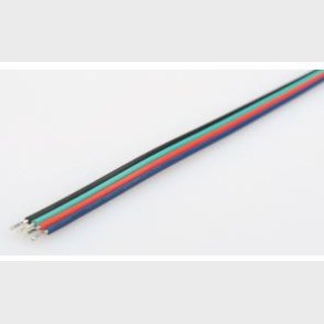 Kabel 4-leder green/red/blue/black, AWG#20