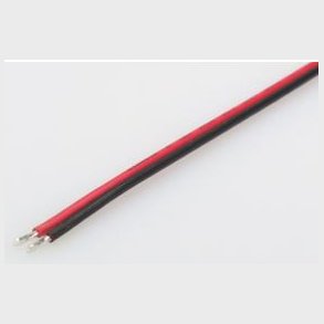 Kabel 2-leder red/black, AWG#18