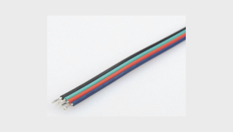 4wire Green&Red&Blue&Black cable  AWG#22