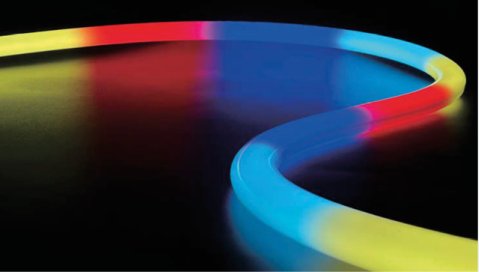 Neon Round RGB, 12,5w/m, IP67, 24V, PIXEL, Pr.m.