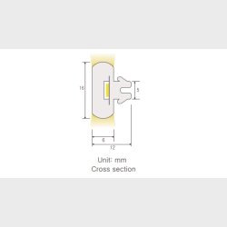 Neon DoubleSide RGB, 12,5w/m, IP67, 24V, PIXEL, Pr.m.