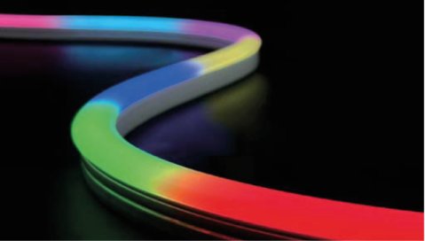 Neon Side RGB, 12w/m, IP67, 24V, DMX, Pr.m.