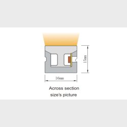 Neon Side, 22-60k, 10w/m, IP67, 24V, 5m.