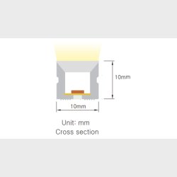 Neon Top RGB, 12,5w/m, IP67, 24V, PIXEL, Pr.m.