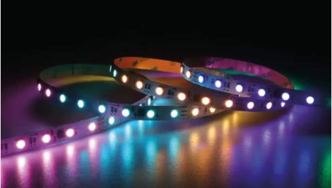 RGB, 60led/m, 12V, 20pix/m, 12,5W/m, 10mm, 16bit
