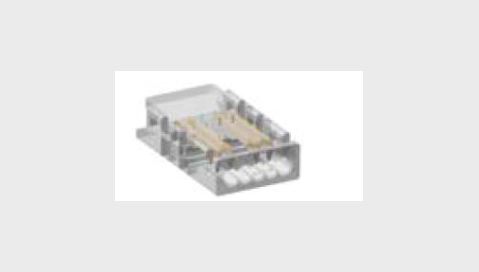 Connector for 2 tapes, 10mm RGB COB